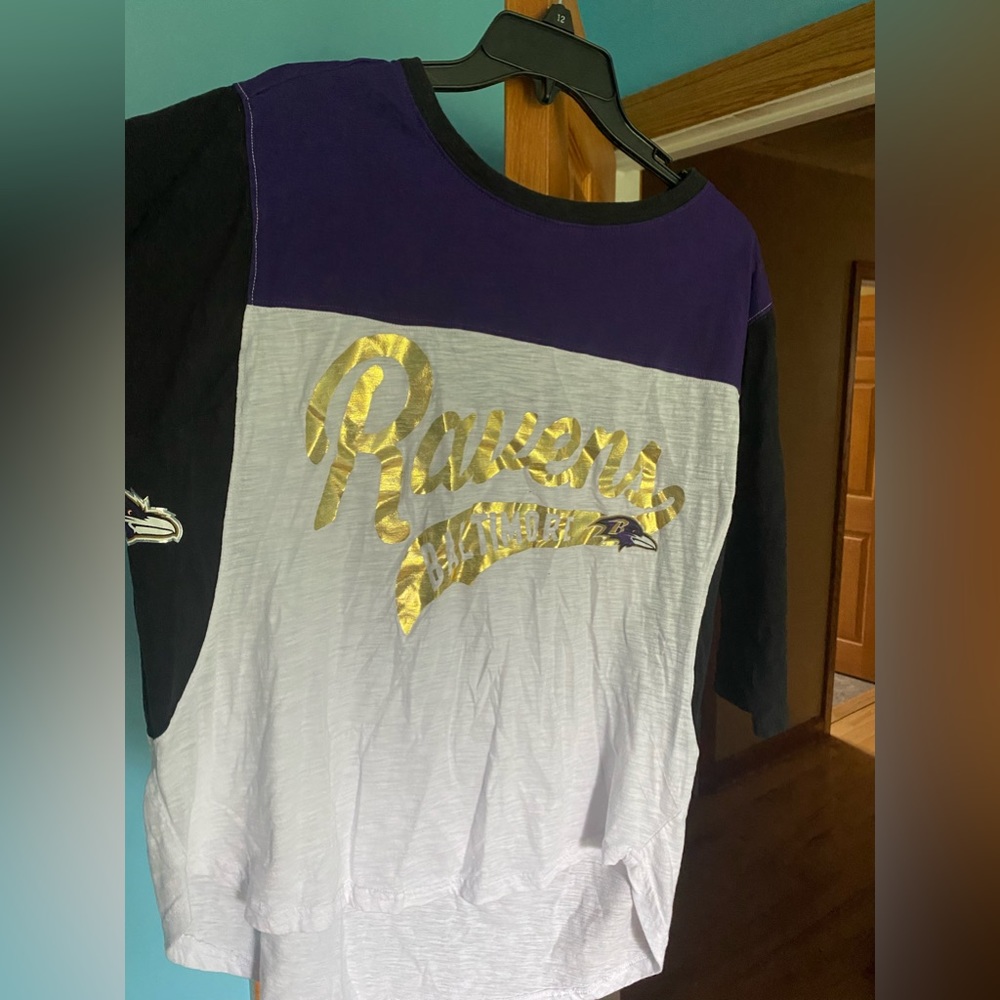 Baltimore Ravens elbow length T-shirt